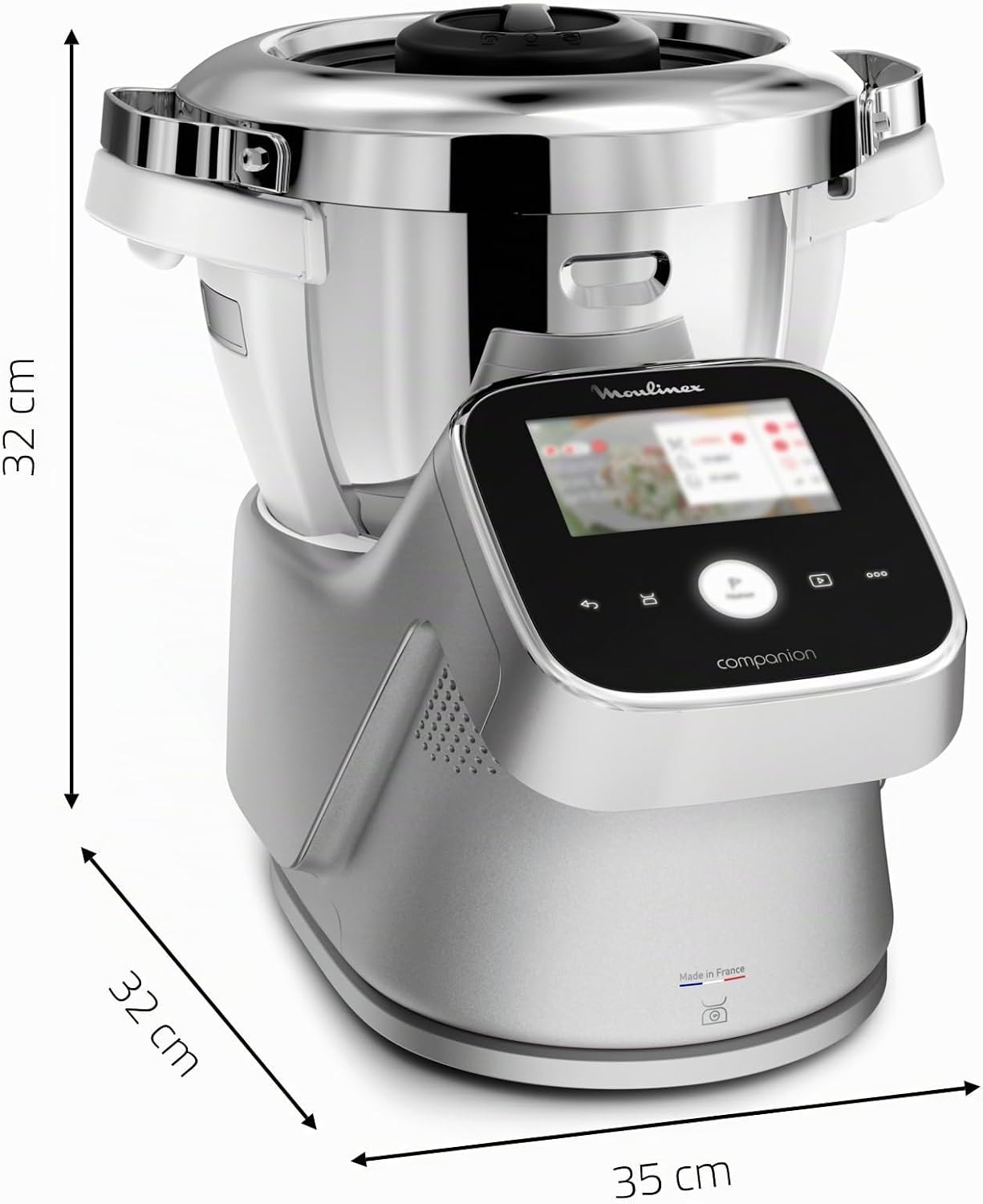 Moulinex - I-Companion Touch Pro Robot Cuiseur 4.5 L - Argent