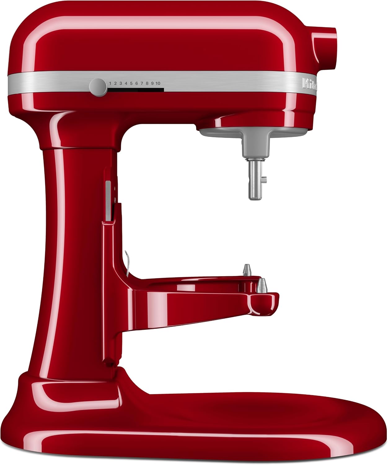 KitchenAid Robot Pâtissier Professionnel 6.6L Relevage Bol, Engrenages Tout Métal, 11 Vitesses, Démarrage Progressif, Protection Surchauffe, Rouge Empire