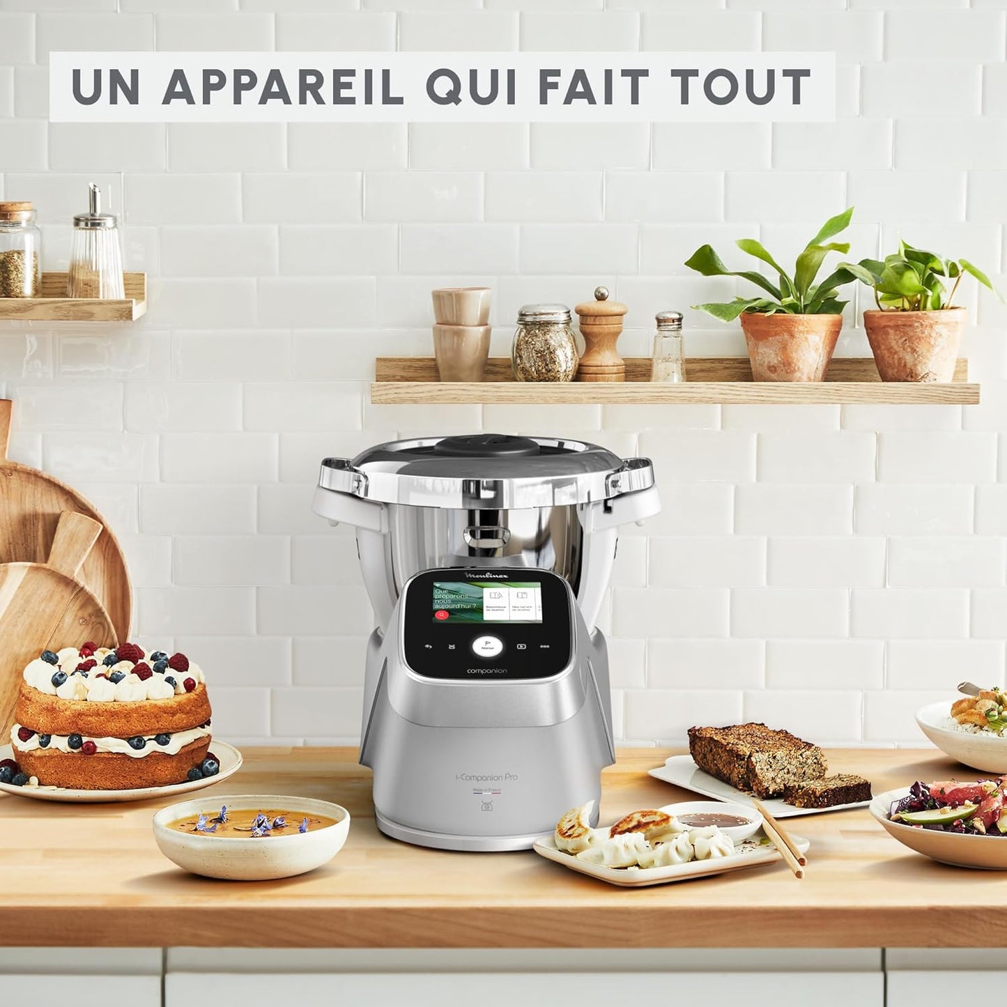 Moulinex - I-Companion Touch Pro Robot Cuiseur 4.5 L - Argent