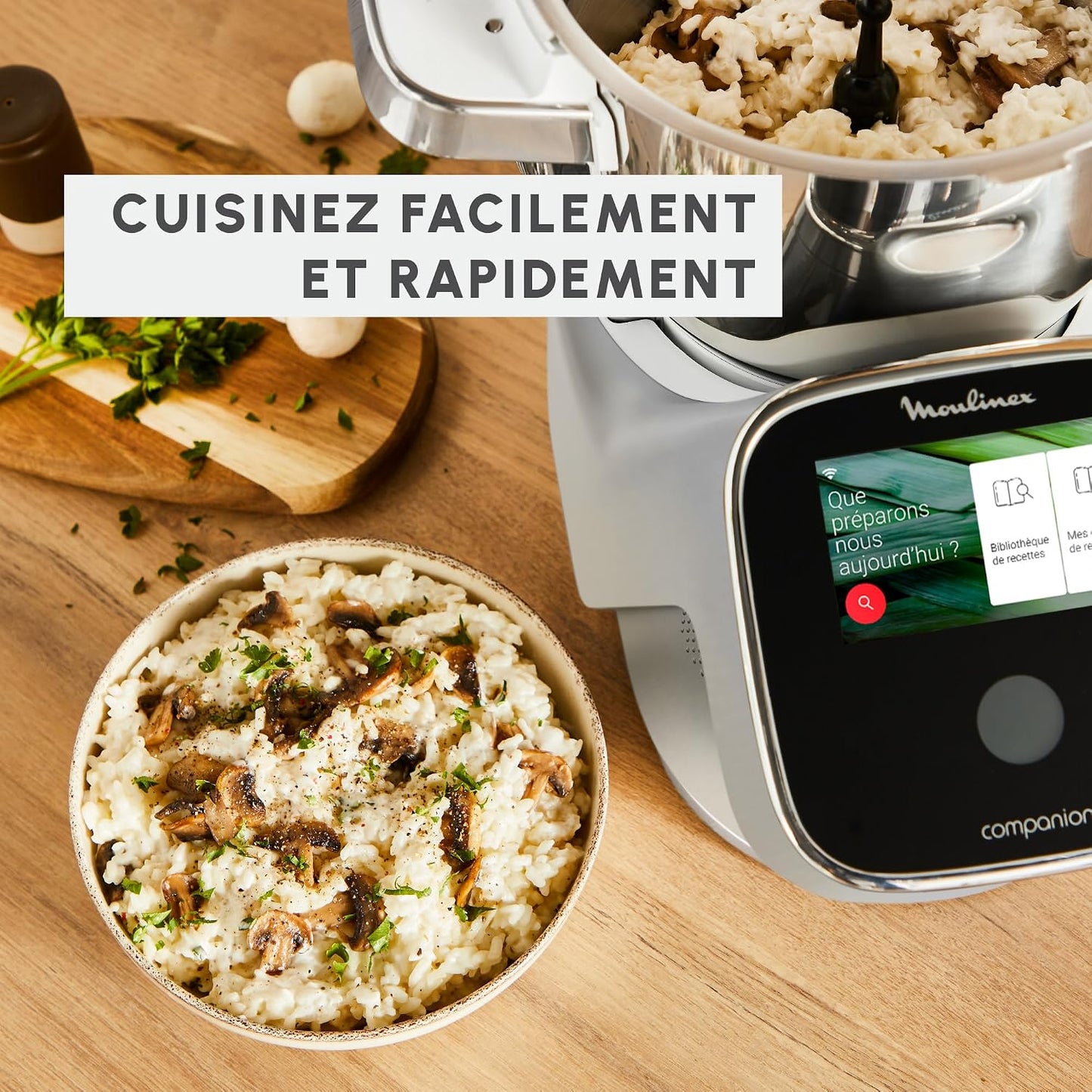 Moulinex - I-Companion Touch Pro Robot Cuiseur 4.5 L - Argent